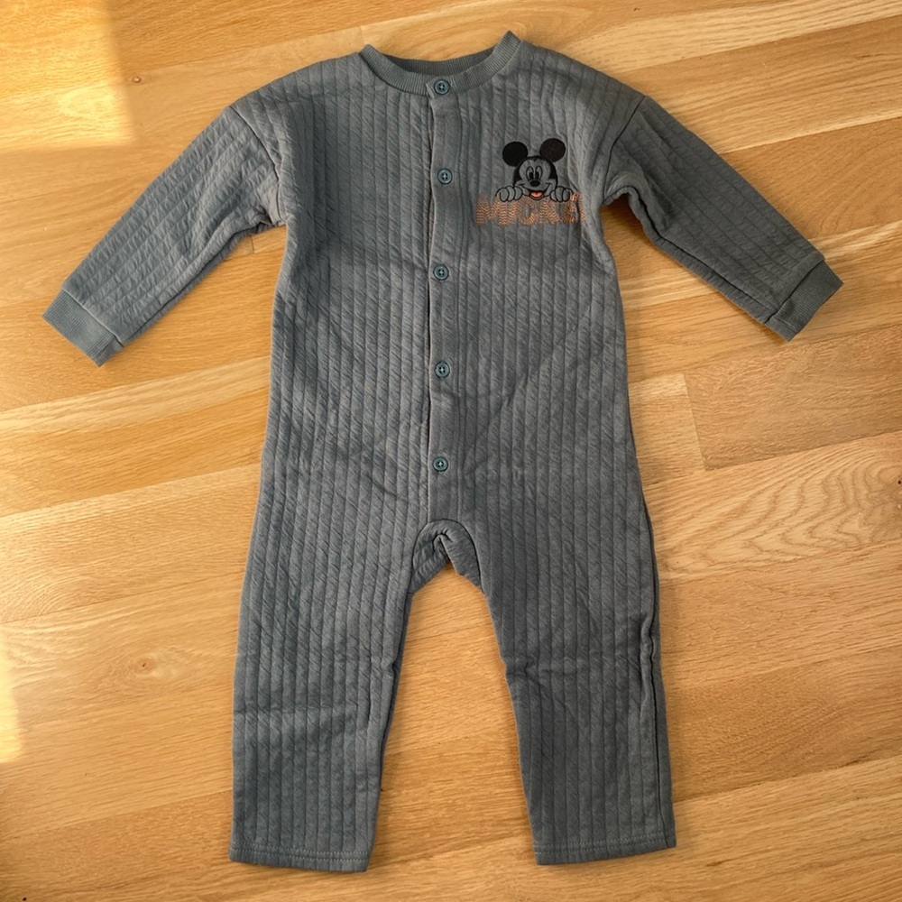 NWOT Disney Baby Mickey Playsuit Onesie 18mo